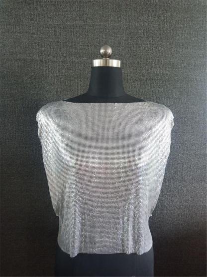 Angelina Sleeveless Chainmail Top-Mix MIx Style