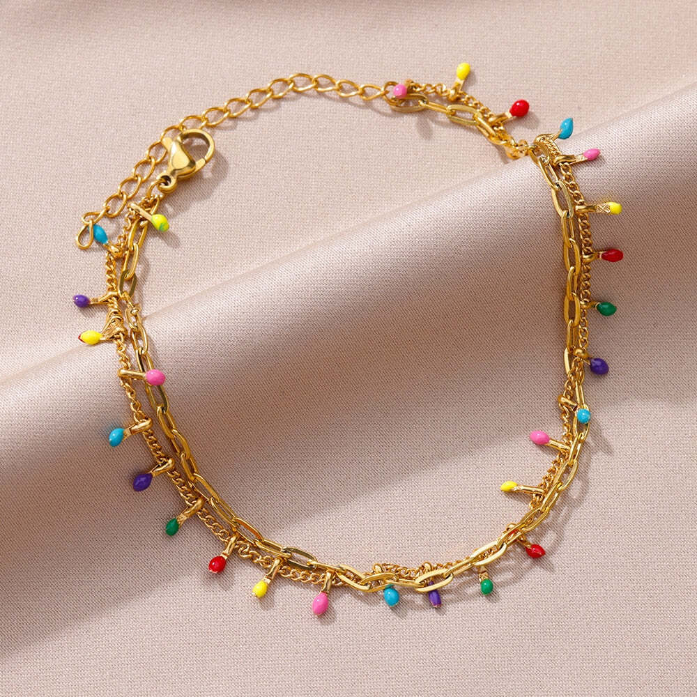 18k gold plated with akoyaa pearl Leg Bracelets Bodychain Gifts | Mix Mix Style [Hot Seller]-Mix MIx Style