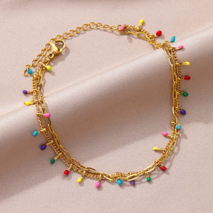 18k gold plated with akoyaa pearl Leg Bracelets Bodychain Gifts | Mix Mix Style [Hot Seller]-Mix MIx Style