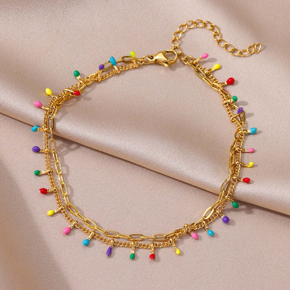 18k gold plated with akoyaa pearl Leg Bracelets Bodychain Gifts | Mix Mix Style [Hot Seller]-Mix MIx Style