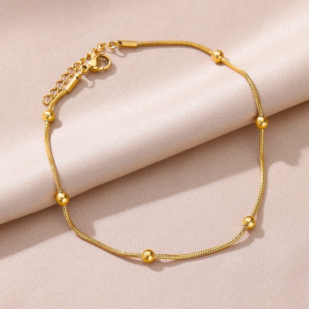 18k gold plated with akoyaa pearl Leg Bracelets Bodychain Gifts | Mix Mix Style [Hot Seller]-Mix MIx Style