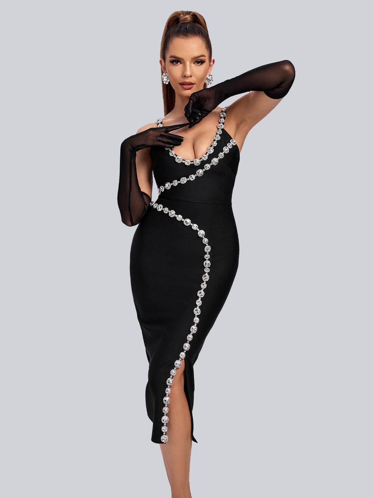 Armani Mesh Gloves In Black-Mix MIx Style