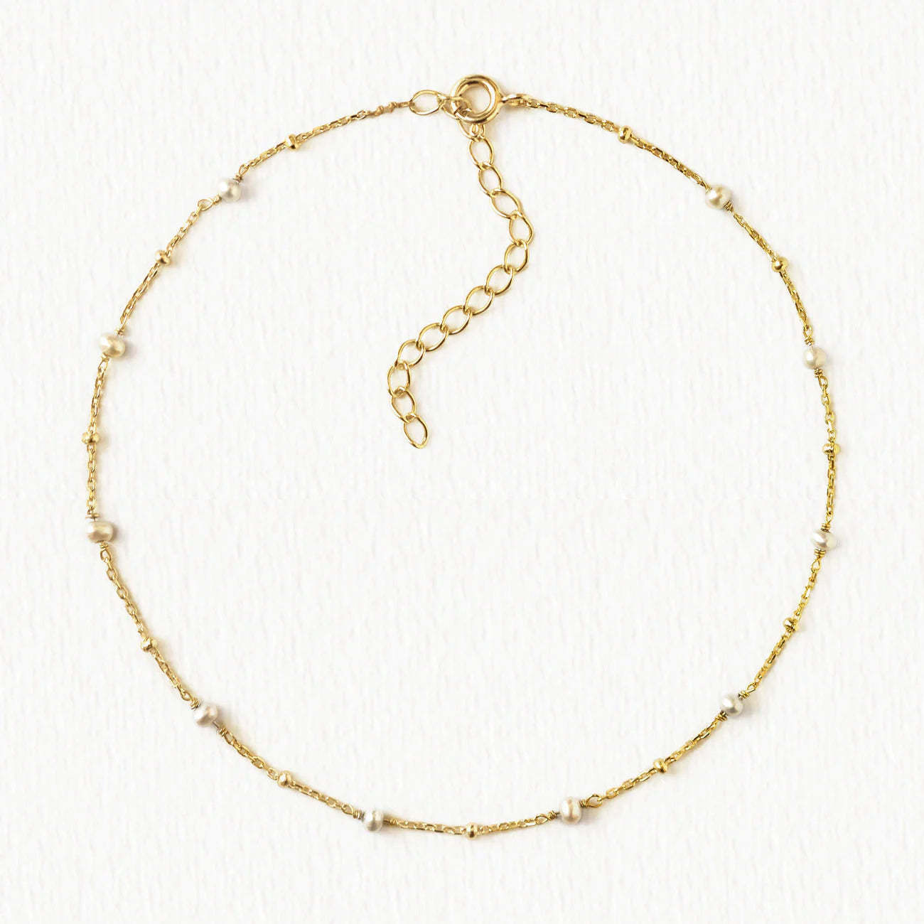 Akoya Pearl s925 Sterling Silver Chain Anklet | Mix Mix Style [Hot Seller]-Mix MIx Style