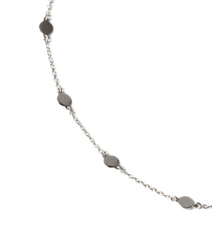 Round Disc 18K White Gold Bracelet | Mix Mix Style [Hot Seller]-Mix MIx Style