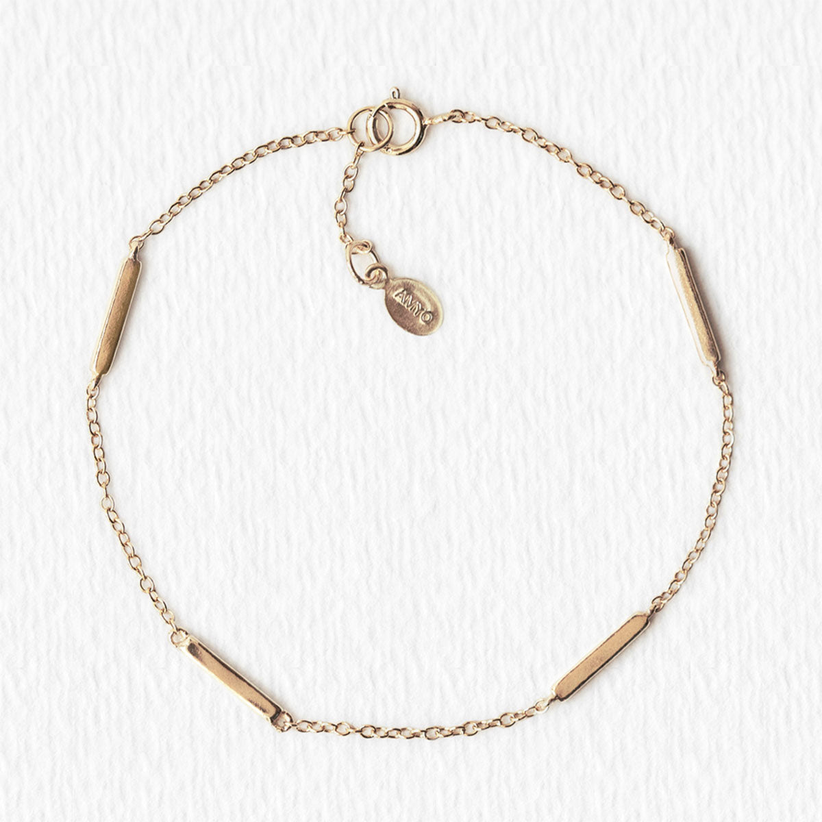 Eternity Bar 18K Gold Plated Bracelet | Mix Mix Style [Hot Seller]-Mix MIx Style