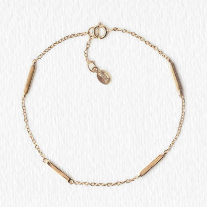 Eternity Bar 18K Gold Plated Bracelet | Mix Mix Style [Hot Seller]-Mix MIx Style