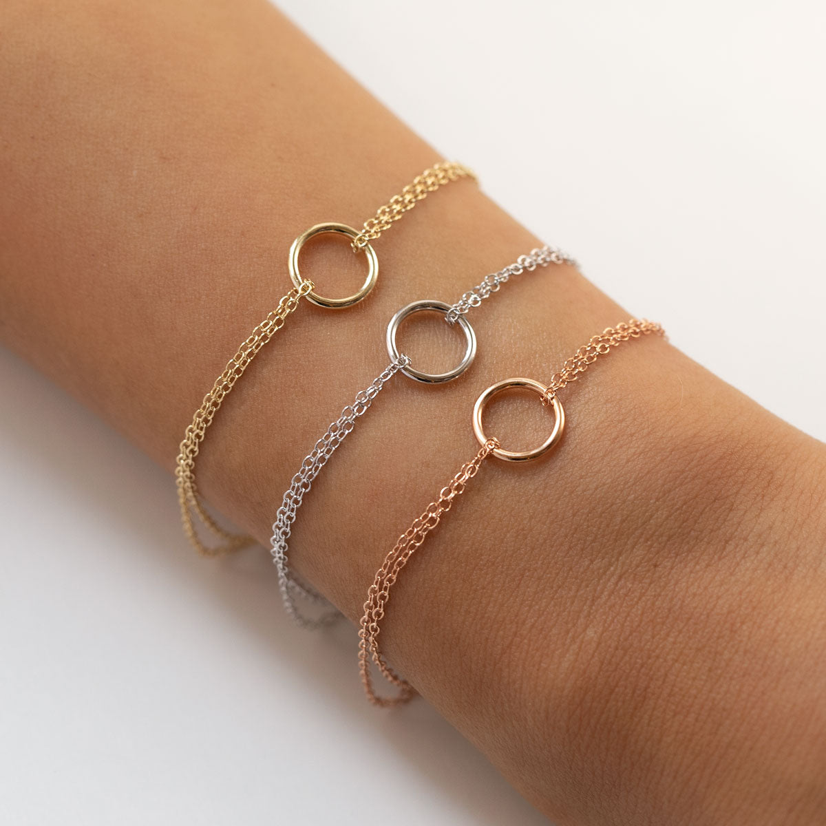 Eternity Chain 18K Gold Plated Bracelet | Mix Mix Style [Hot Seller]-Mix MIx Style