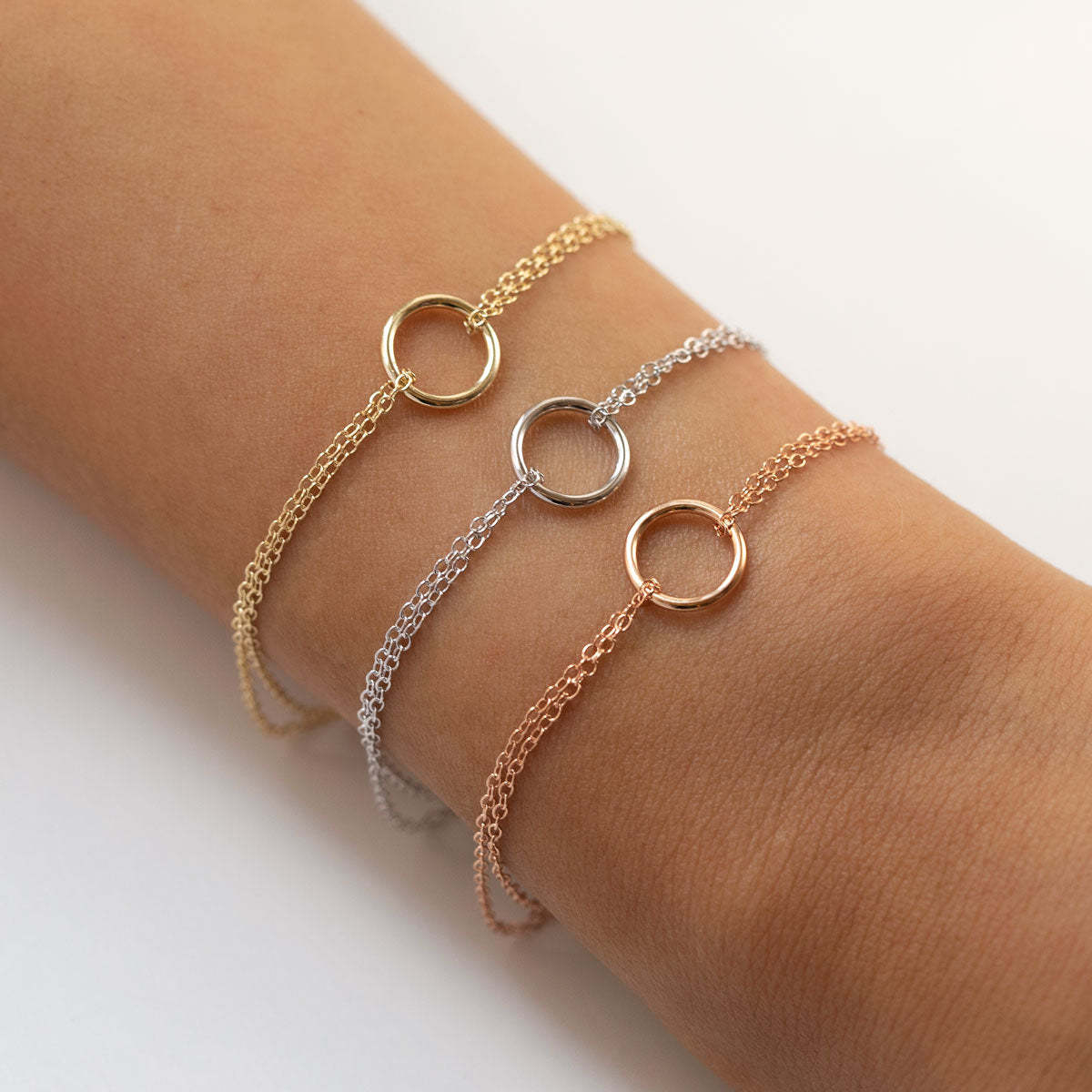 Eternity Chain 18K Gold Plated Bracelet | Mix Mix Style [Hot Seller]-Mix MIx Style