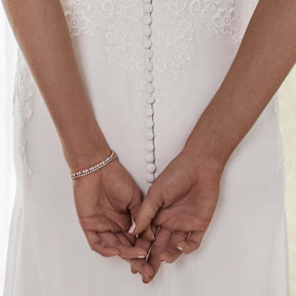 Regal Petite & Mosaic Tennis 18K Rose Gold Plated Bracelets Set | Mix Mix Style [Hot Seller]-Mix MIx Style