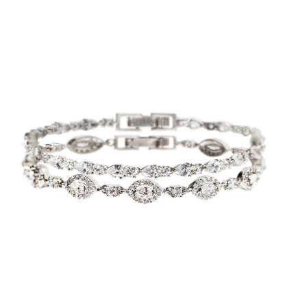Mosaic Moissanite Marquise Tennis Bracelets | Mix Mix Style [Hot Seller]-Mix MIx Style