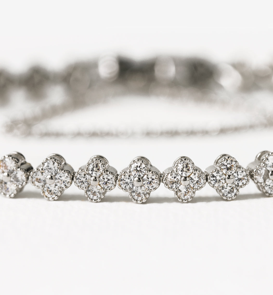 Moissanite Tennis 18K Gold Plated Bracelet | Mix Mix Style [Hot Seller]-Mix MIx Style