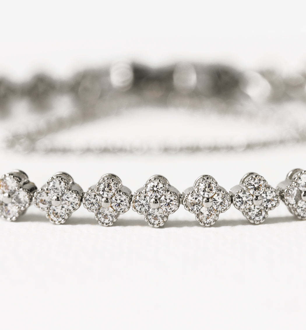 Moissanite Tennis 18K Gold Plated Bracelet | Mix Mix Style [Hot Seller]-Mix MIx Style