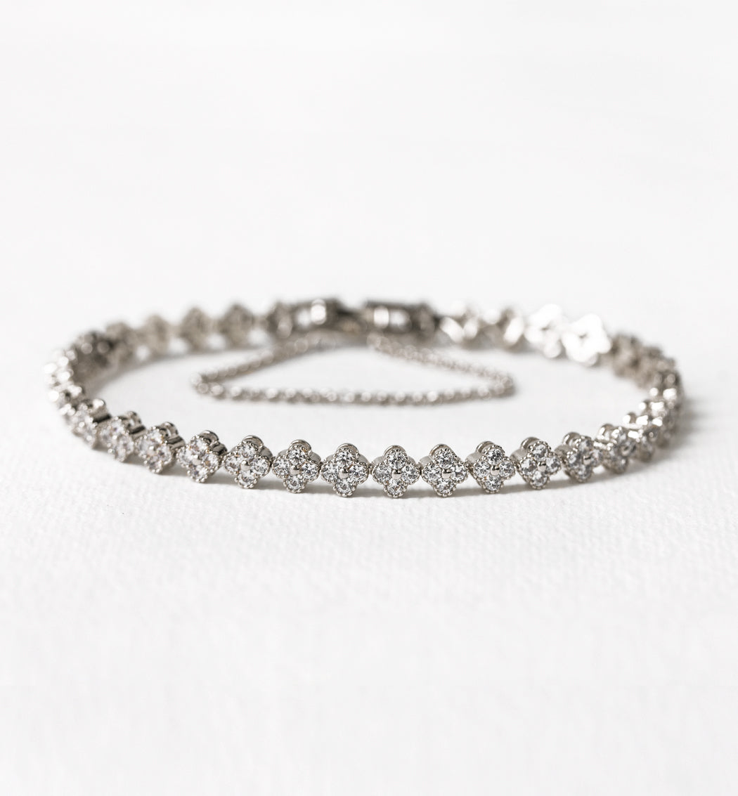 Moissanite Tennis 18K Gold Plated Bracelet | Mix Mix Style [Hot Seller]-Mix MIx Style