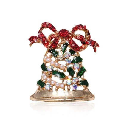 Original Christmas Diamonds Brooch Pin Gift Santa Tree Socks Snowman Gloves Garland | Mix Mix Style [Hot Seller]-Mix MIx Style