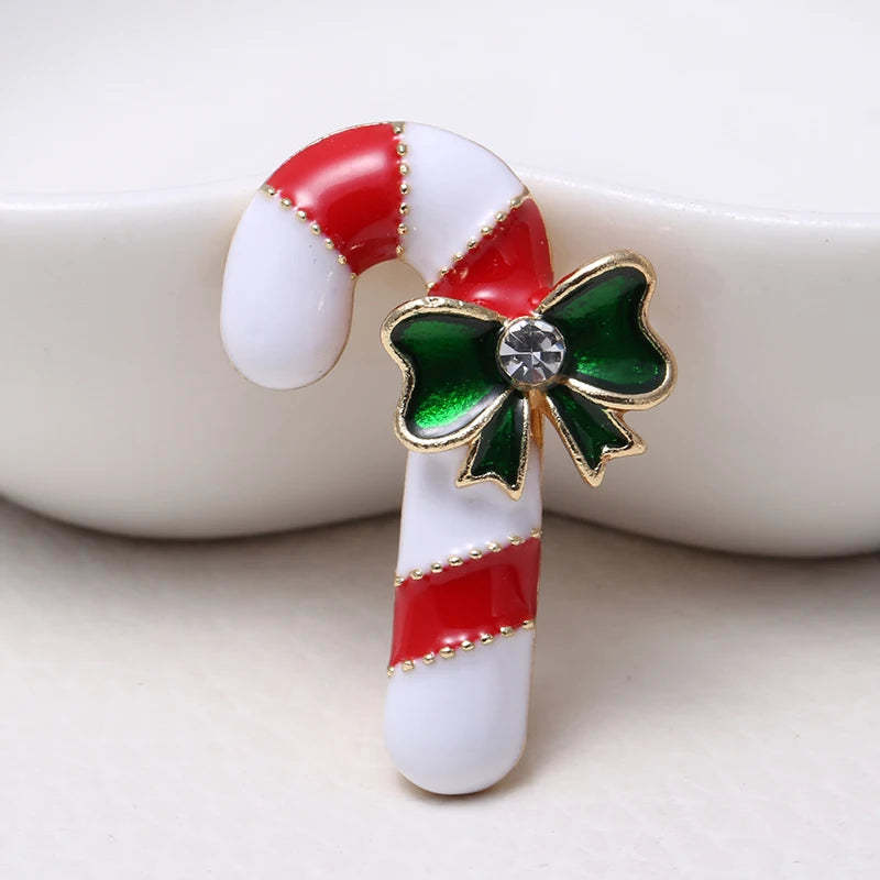 Original Christmas Diamonds Brooch Pin Gift Santa Tree Socks Snowman Gloves Garland | Mix Mix Style [Hot Seller]-Mix MIx Style