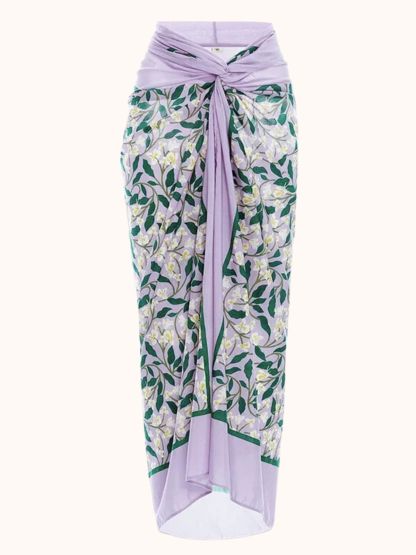 Cutout Halterneck Swimwear Two Piece Set In Lilac | Mix Mix Style-Mix MIx Style