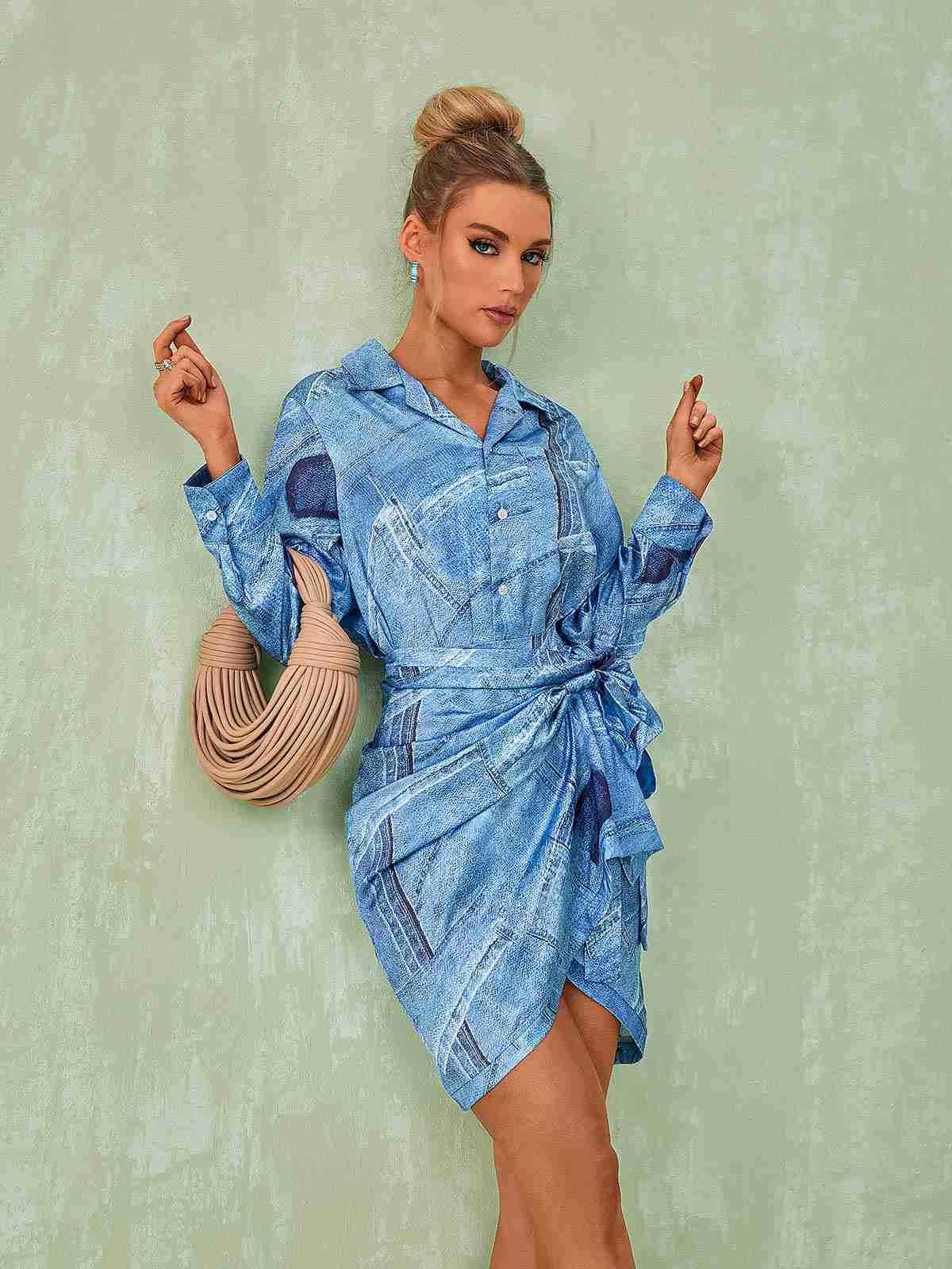 Camila Double Knot Tote Bag In Apricot | Mix Mix Style [Hot Seller]-Mix MIx Style