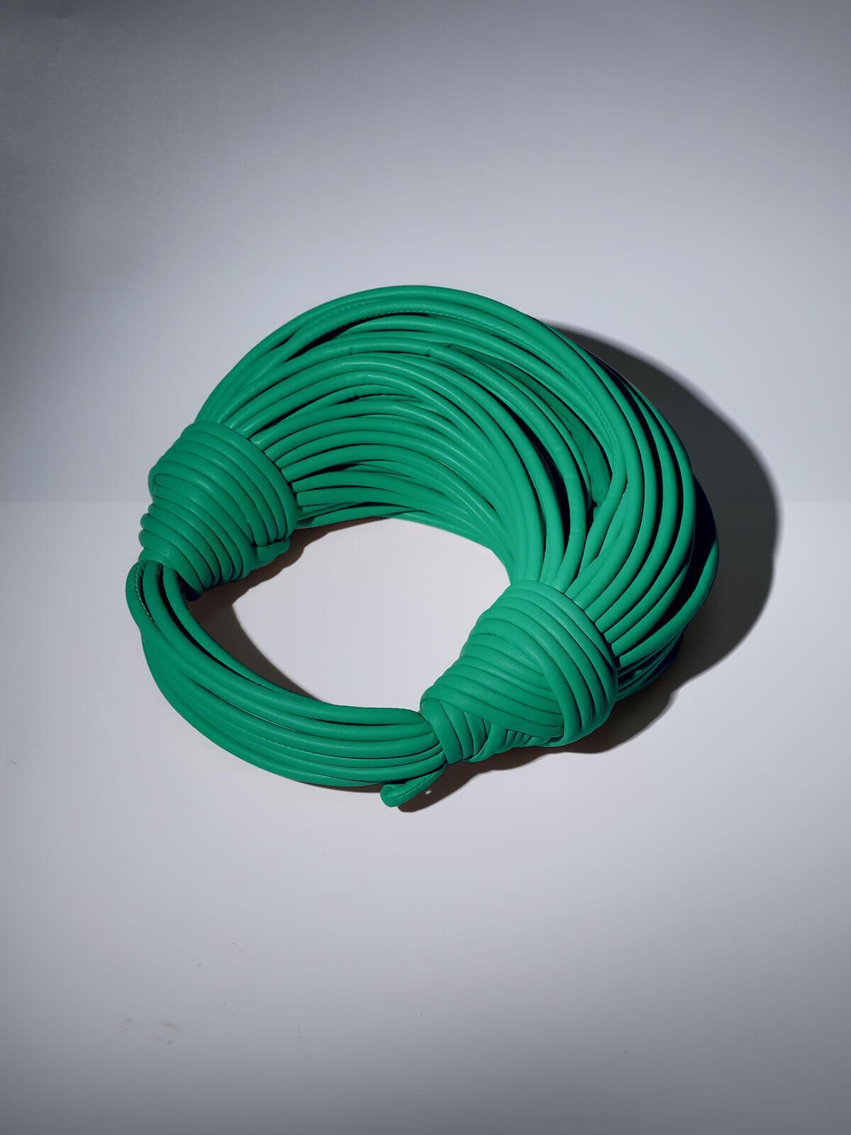 Camila Double Knot Tote Bag In Green | Mix Mix Style [Hot Seller]-Mix MIx Style