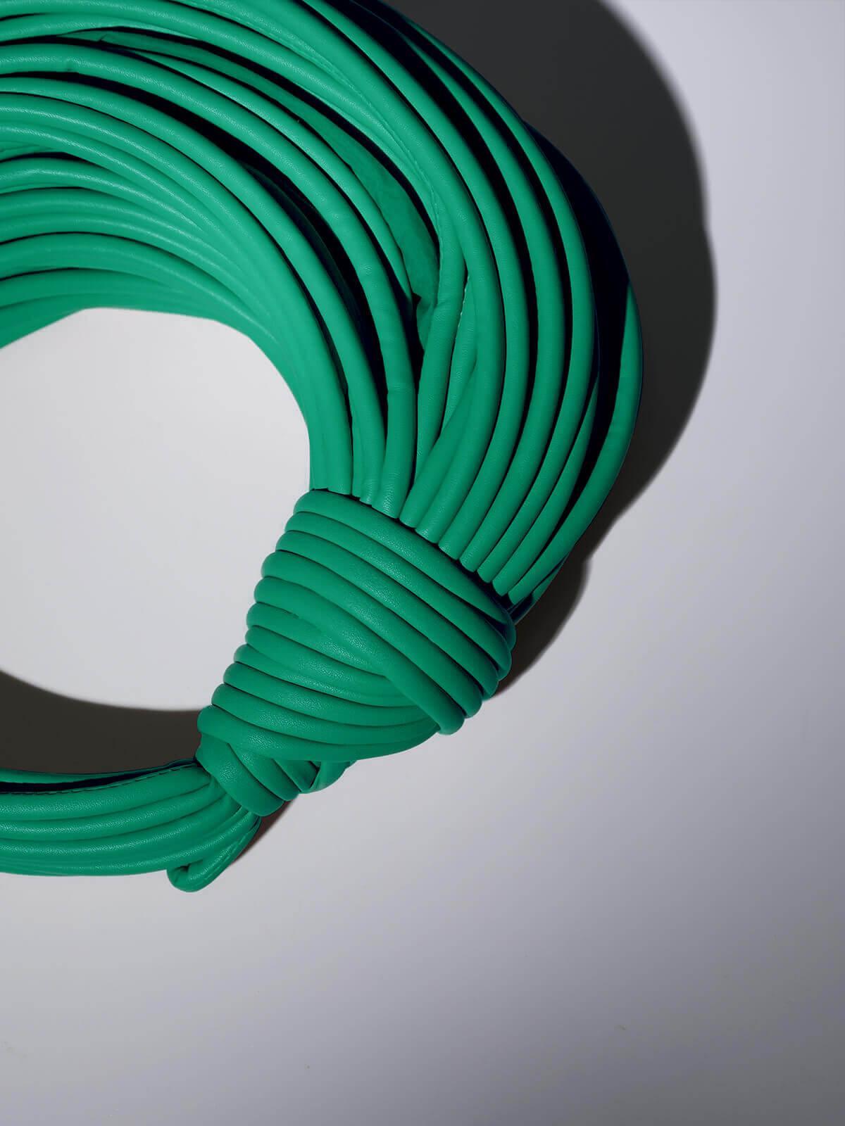 Camila Double Knot Tote Bag In Green | Mix Mix Style [Hot Seller]-Mix MIx Style