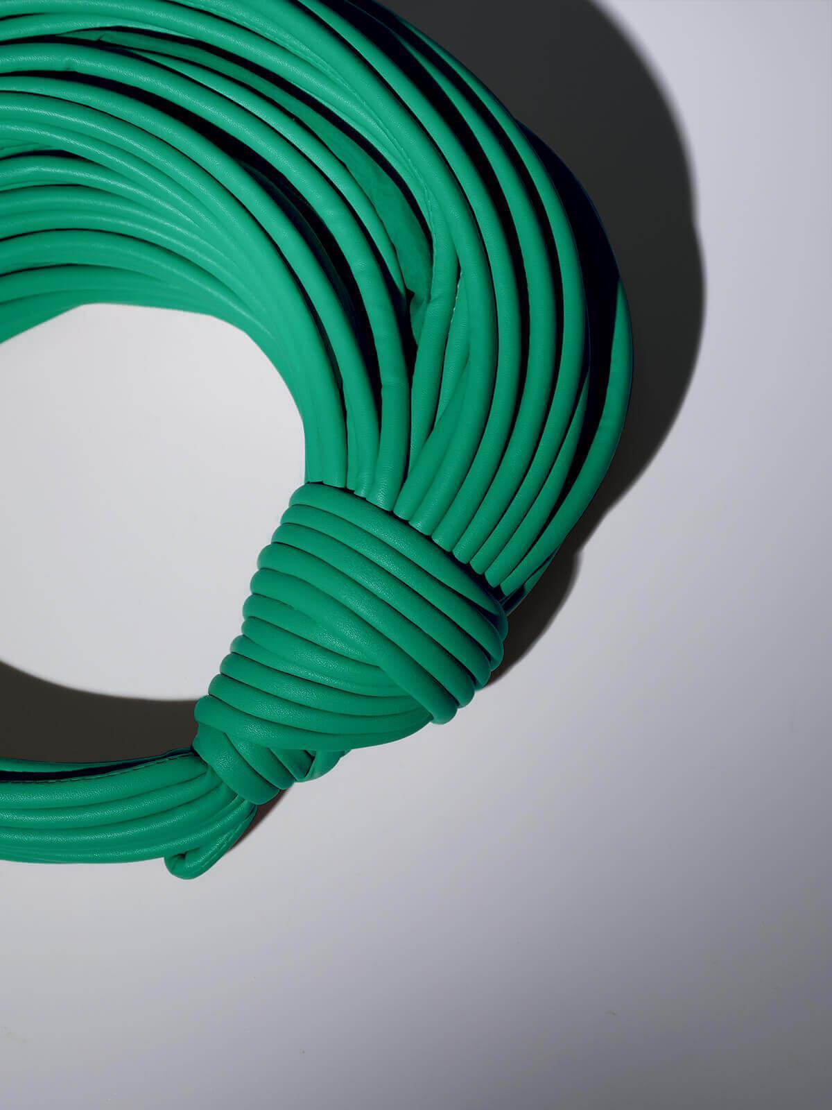 Camila Double Knot Tote Bag In Green | Mix Mix Style [Hot Seller]-Mix MIx Style