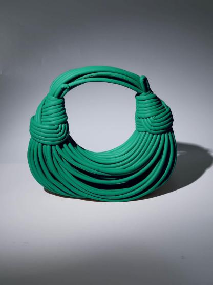 Camila Double Knot Tote Bag In Green | Mix Mix Style [Hot Seller]-Mix MIx Style