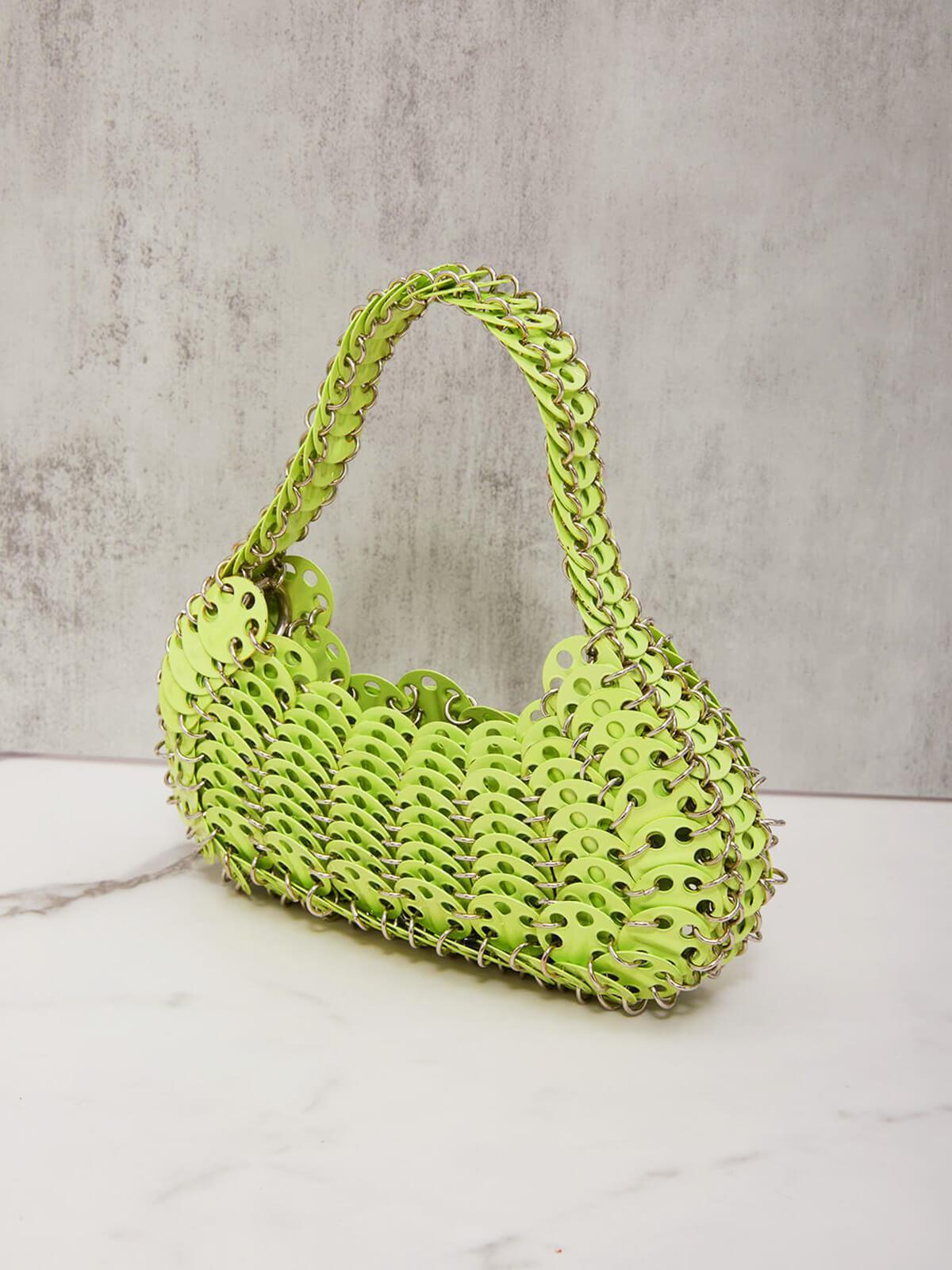 Shoulder Bags Chiara Chainmail Bag In Green | Mix Mix Style [Hot Seller]-Mix MIx Style