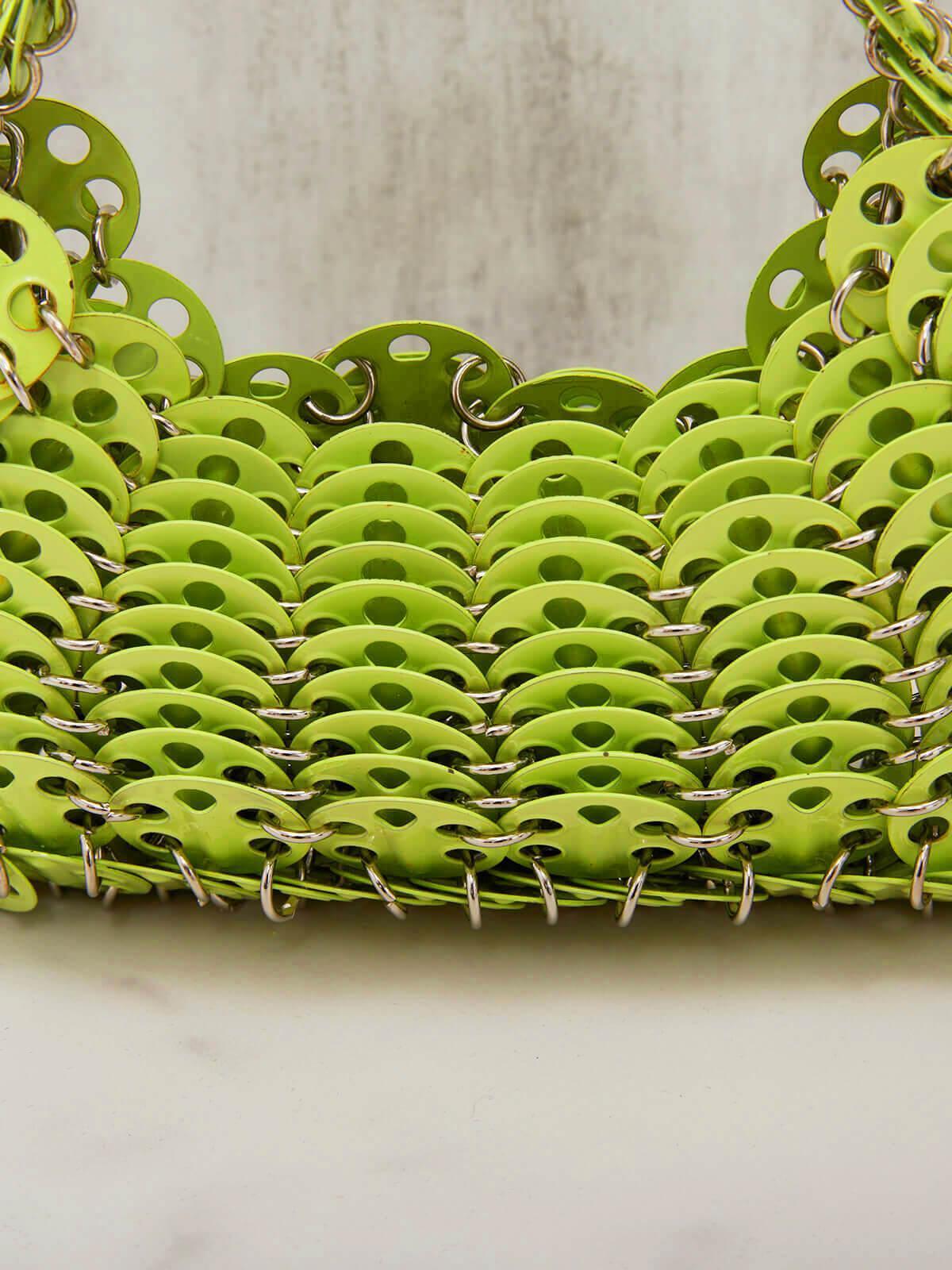 Shoulder Bags Chiara Chainmail Bag In Green | Mix Mix Style [Hot Seller]-Mix MIx Style