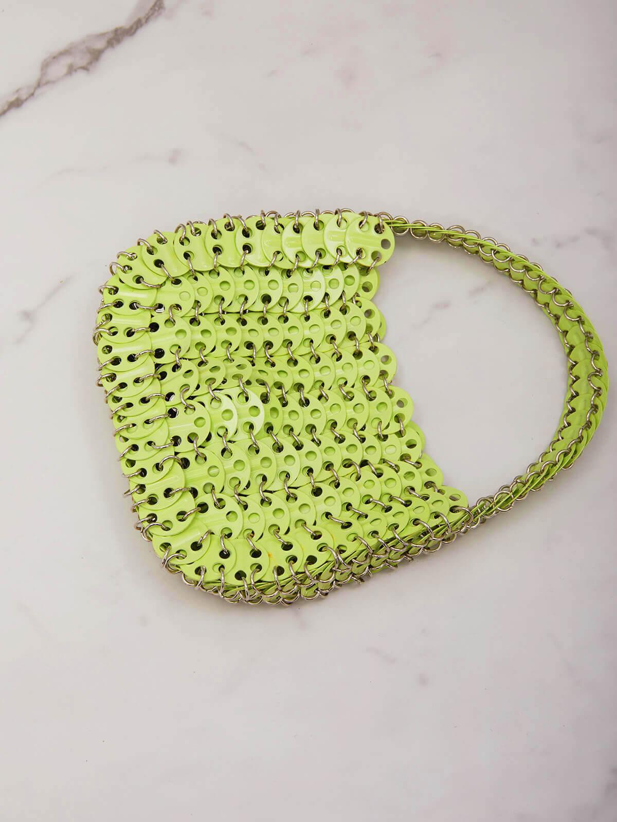 Shoulder Bags Chiara Chainmail Bag In Green | Mix Mix Style [Hot Seller]-Mix MIx Style