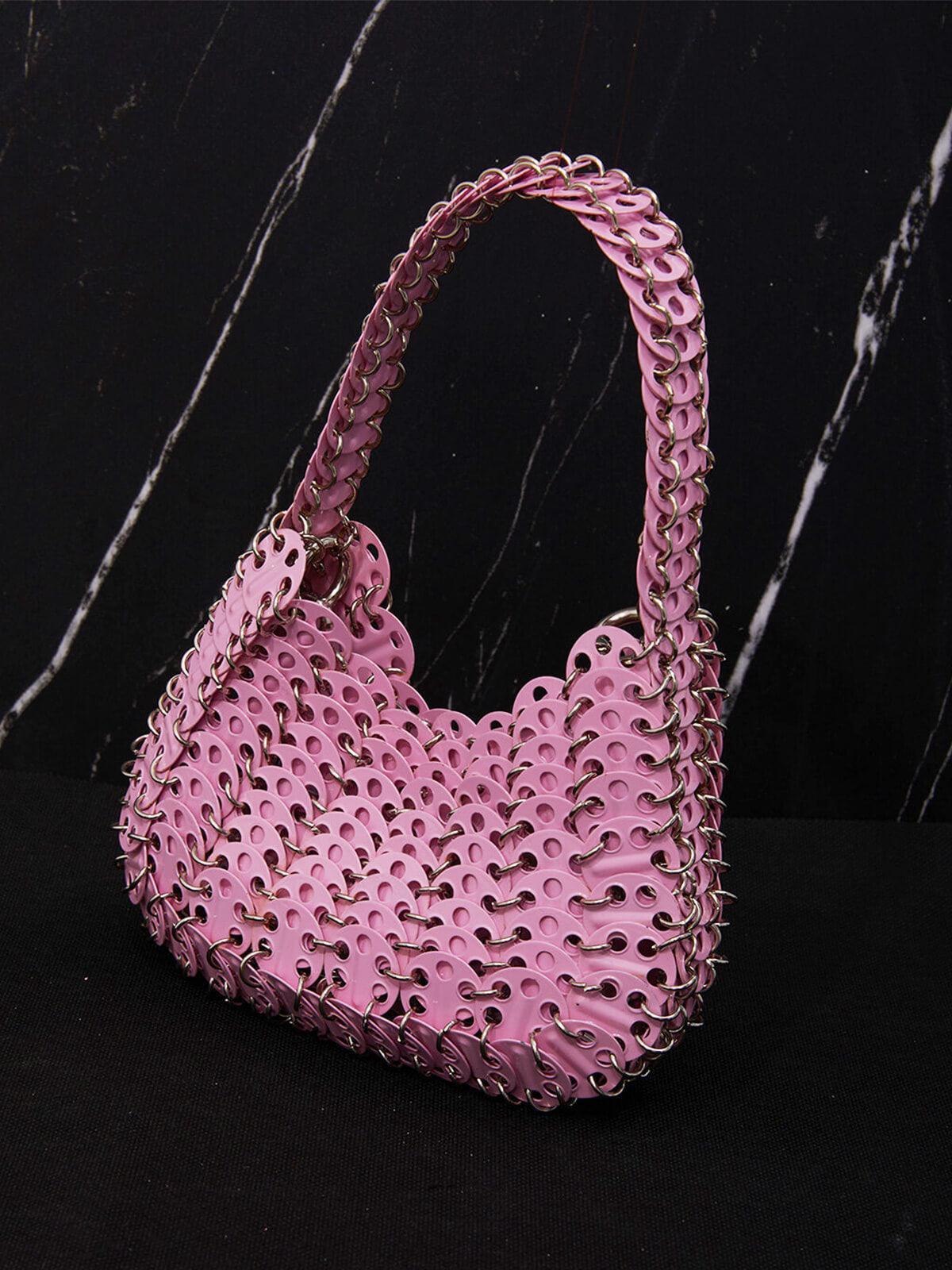 Shoulder Bags Chiara Chainmail Bag In Pink | Mix Mix Style [Hot Seller]-Mix MIx Style