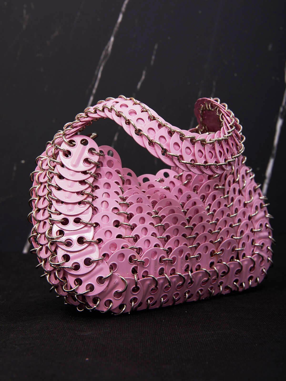 Shoulder Bags Chiara Chainmail Bag In Pink | Mix Mix Style [Hot Seller]-Mix MIx Style