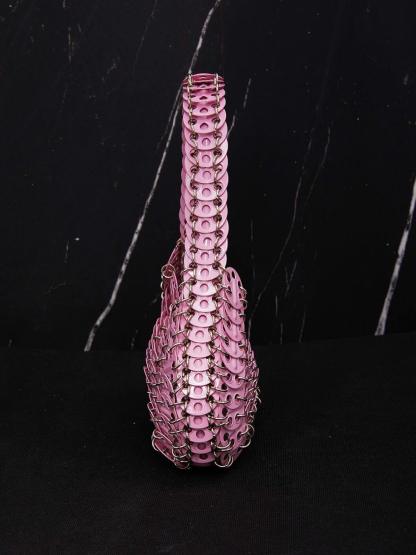 Shoulder Bags Chiara Chainmail Bag In Pink | Mix Mix Style [Hot Seller]-Mix MIx Style