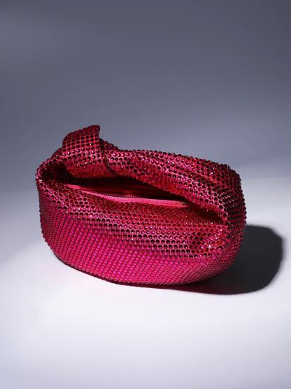 Ciara Embellished Tote Bag In Hot Pink Handbags & Evening Bags | Mix Mix Style [Hot Seller]-Mix MIx Style