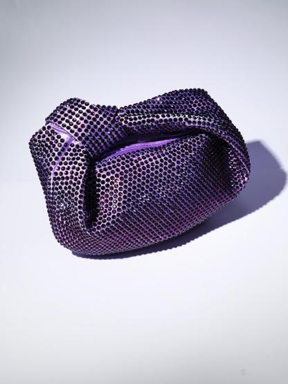 Ciara Embellished Tote Bag In Purple Handbags & Evening Bags | Mix Mix Style [Hot Seller]-Mix MIx Style