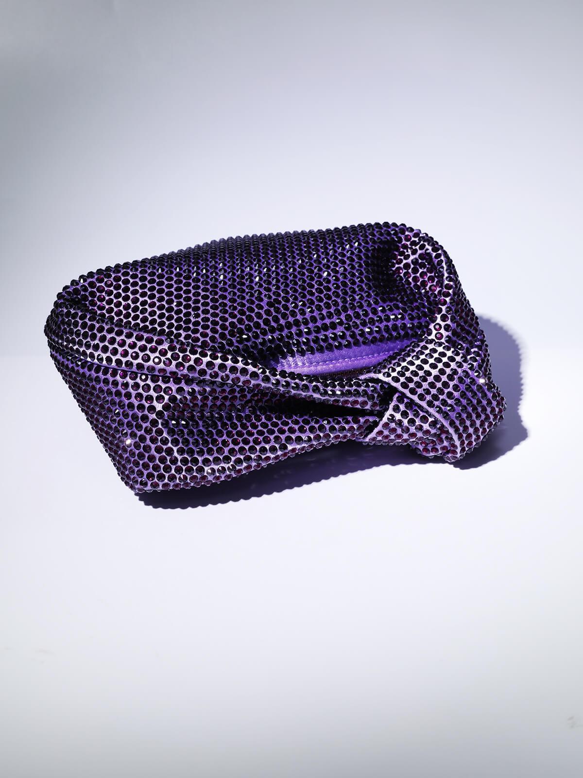 Ciara Embellished Tote Bag In Purple Handbags & Evening Bags | Mix Mix Style [Hot Seller]-Mix MIx Style