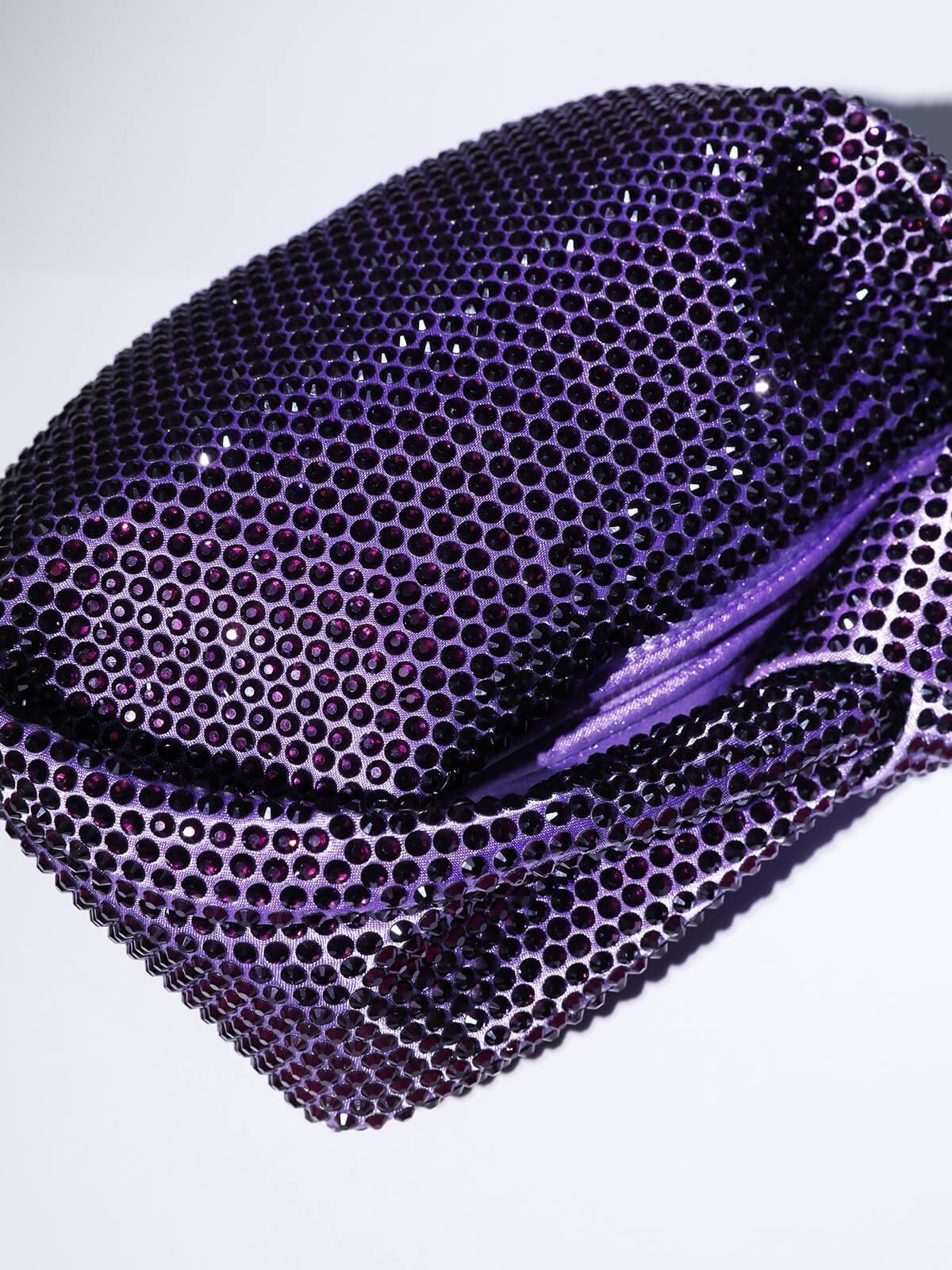 Ciara Embellished Tote Bag In Purple Handbags & Evening Bags | Mix Mix Style [Hot Seller]-Mix MIx Style