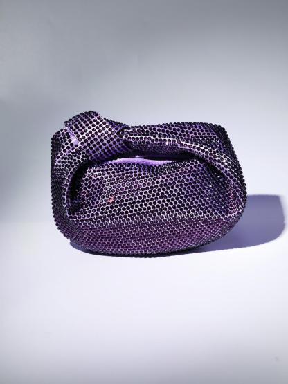 Ciara Embellished Tote Bag In Purple Handbags & Evening Bags | Mix Mix Style [Hot Seller]-Mix MIx Style