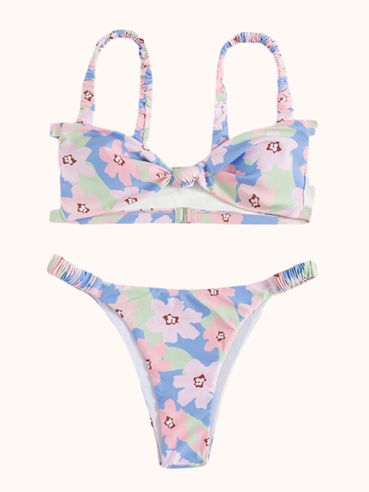 Purple Printed Bikini Two Piece Set | Mix Mix Style-Mix MIx Style