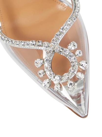 Clio Crystal Cutout Embellished Pumps In Silver-Mix MIx Style