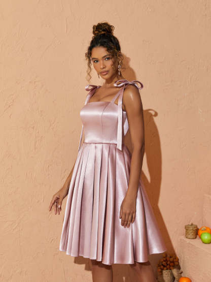 Deidra Satin Pleated Dress-Mix MIx Style