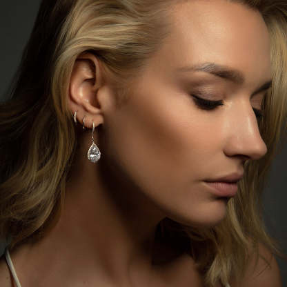 Moissanite 18K White Gold Jewelry Set | Mix Mix Style [Hot Seller]-Mix MIx Style