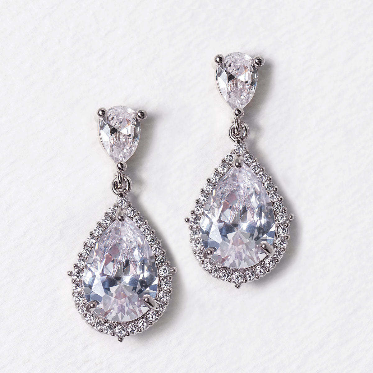 Regal 18K White Gold Jewelry Set | Mix Mix Style [Hot Seller]-Mix MIx Style