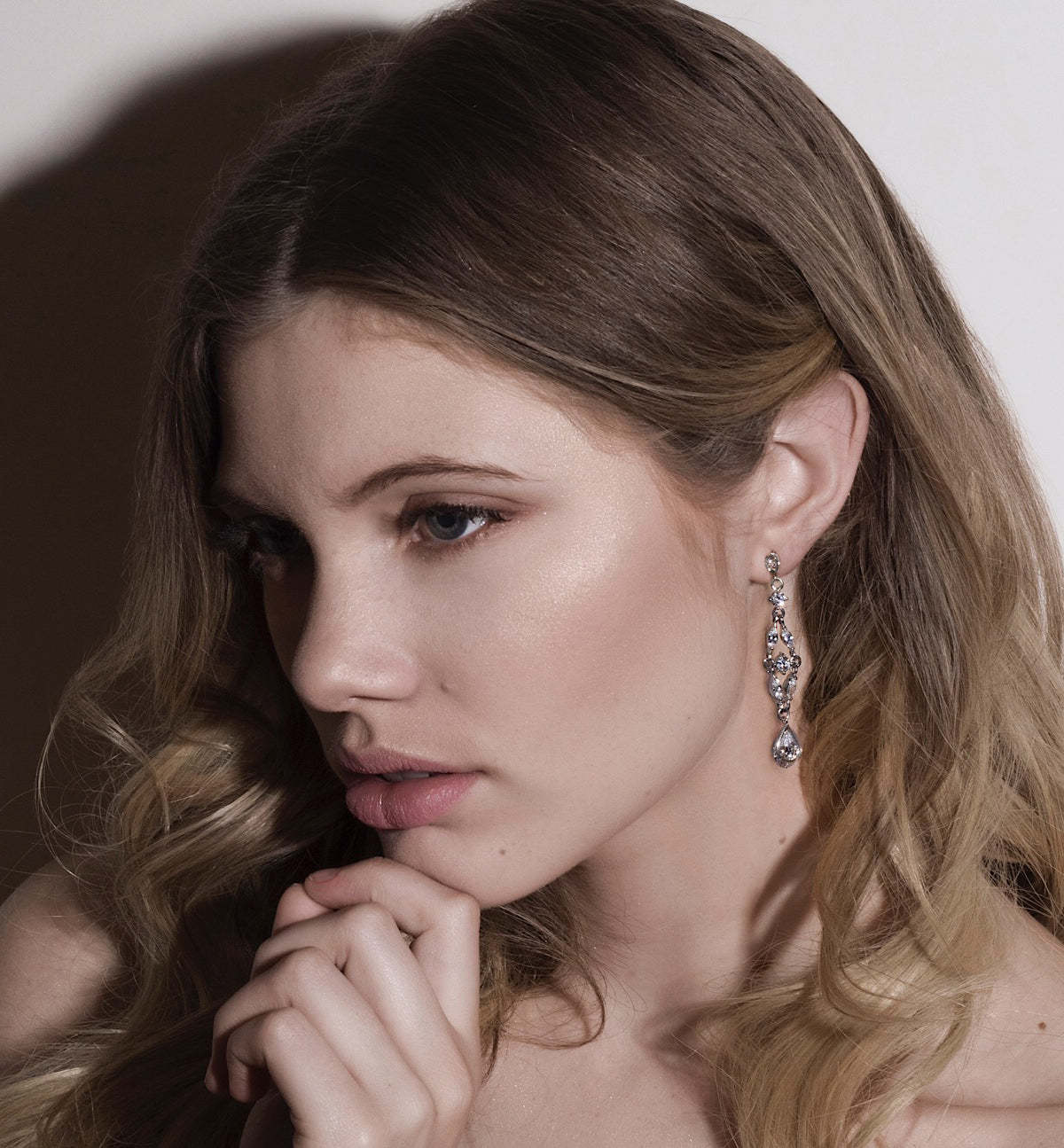 Marquise Dainty Moissanite Drop 18K White Gold Earrings | Mix Mix Style [Hot Seller]-Mix MIx Style