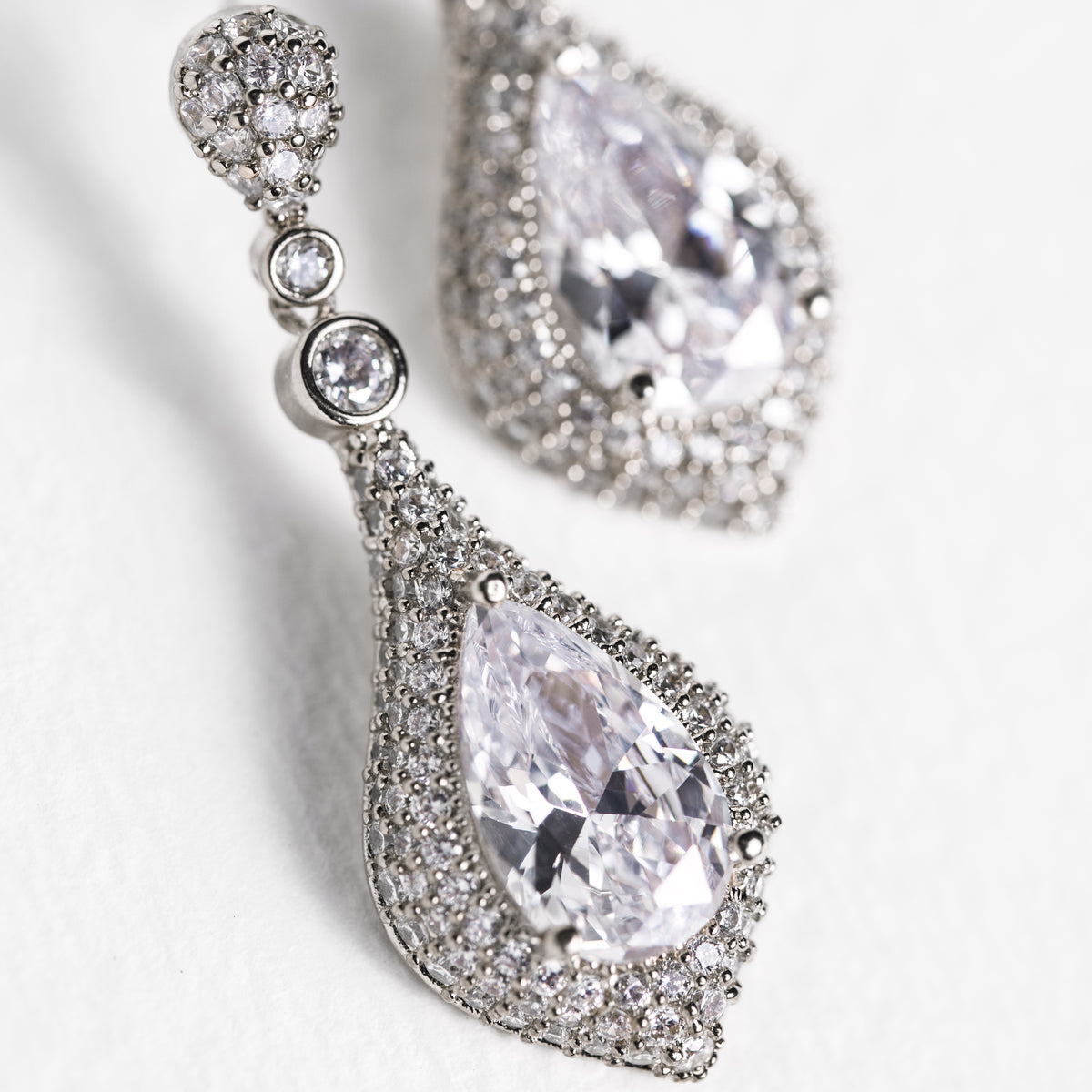 Moissanite Diamond 18K White Gold Jewelry Set | Mix Mix Style [Hot Seller]-Mix MIx Style