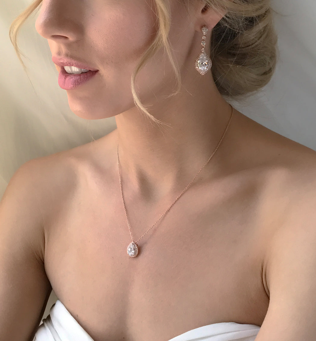 Moissanite Diamond 18K White Gold Jewelry Set | Mix Mix Style [Hot Seller]-Mix MIx Style