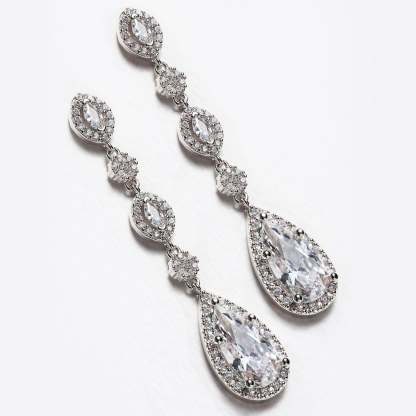 Long Drop Earrings and Necklace Set | Mix Mix Style [Hot Seller]-Mix MIx Style