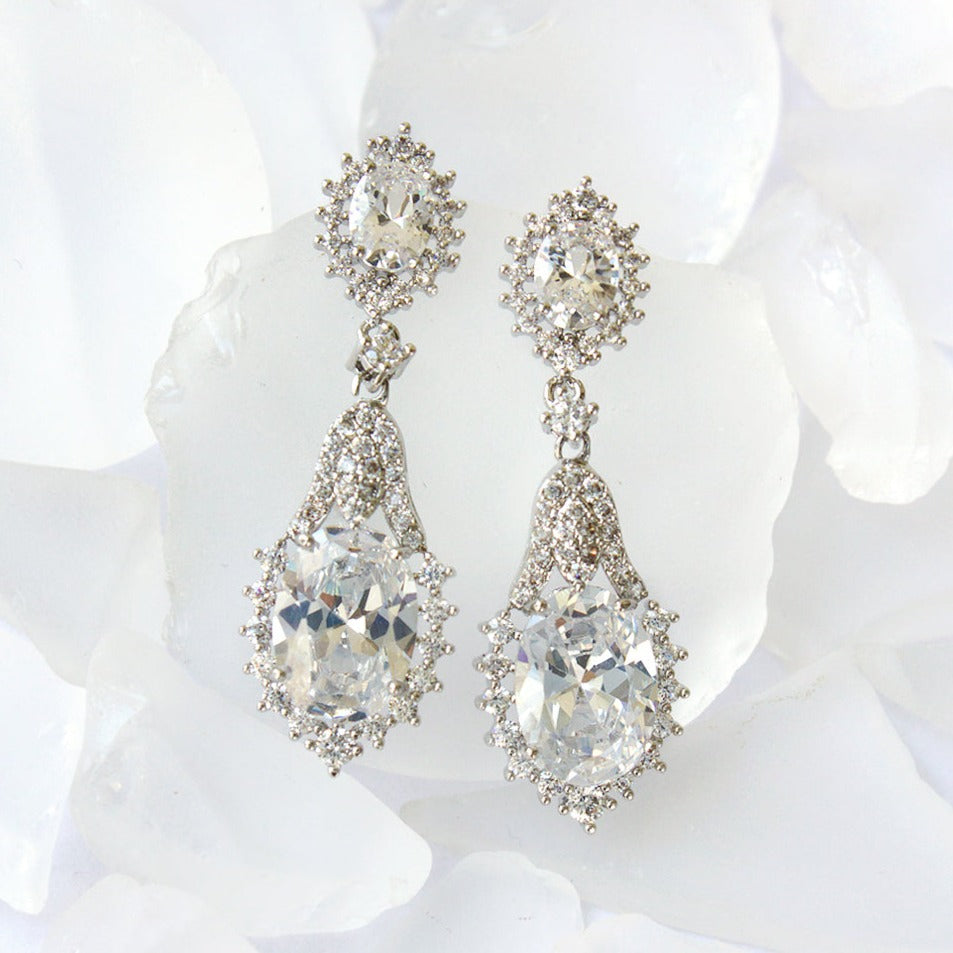 Moissanite  Drop Earrings | Mix Mix Style [Hot Seller]-Mix MIx Style