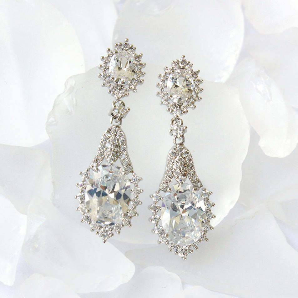 Moissanite  Drop Earrings | Mix Mix Style [Hot Seller]-Mix MIx Style