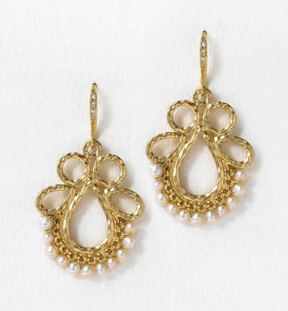 Pearl Drop 18K Gold Plated Earrings | Mix Mix Style [Hot Seller]-Mix MIx Style