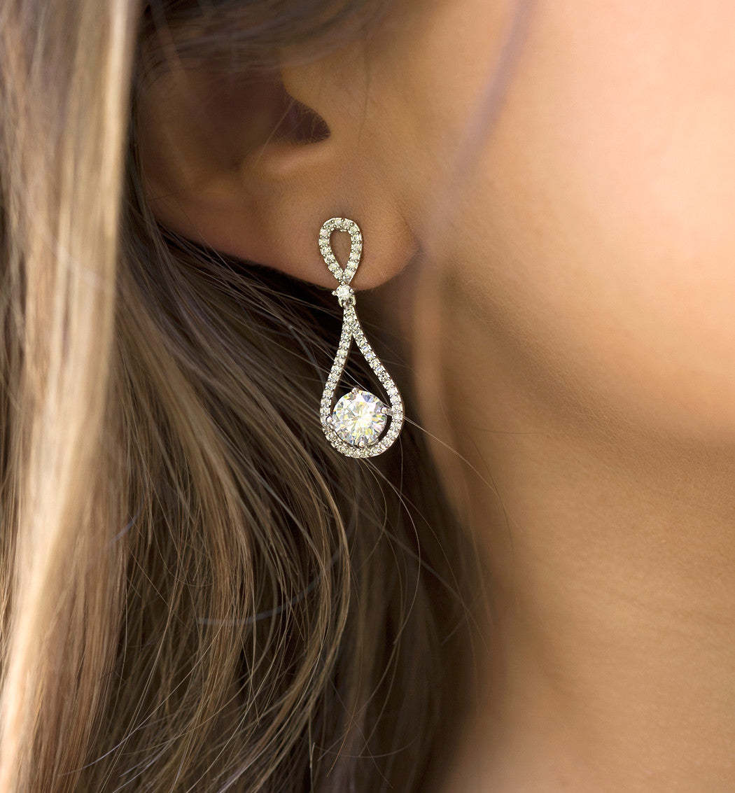 Sophia Classic 18K White Gold Jewelry Set | Mix Mix Style [Hot Seller]-Mix MIx Style