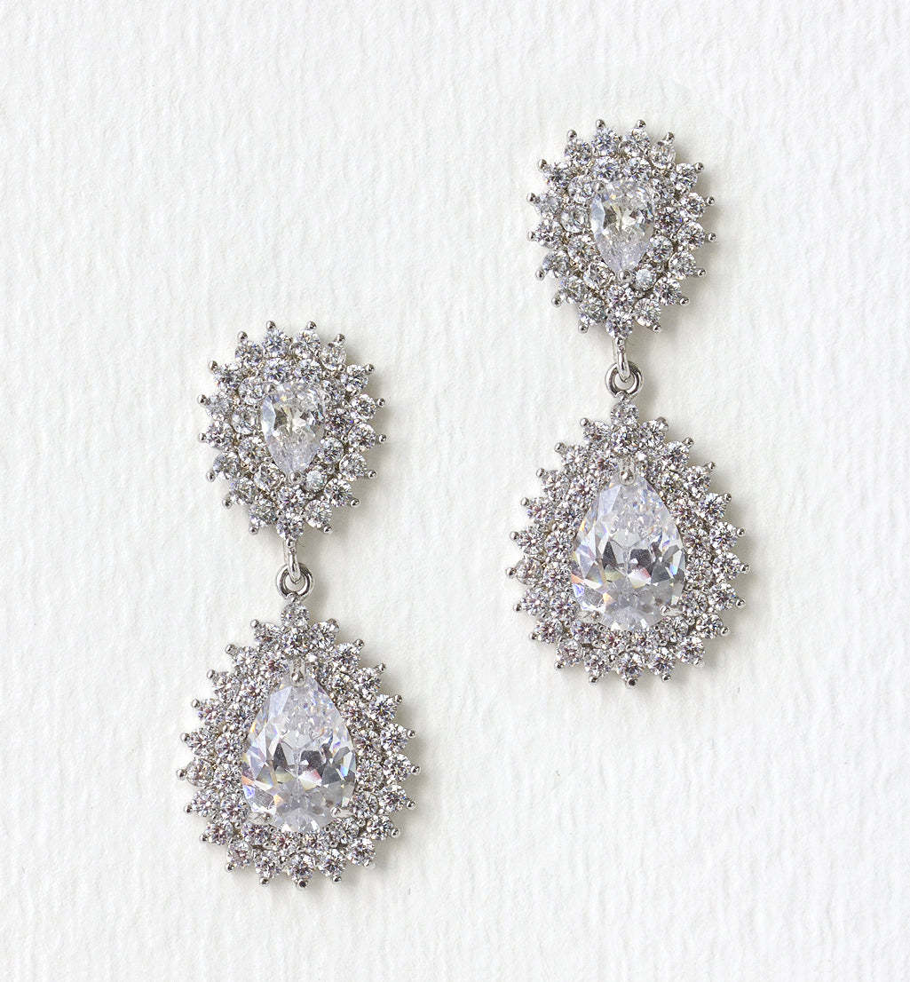 Radiant 18K White Gold Jewelry Set | Mix Mix Style [Hot Seller]-Mix MIx Style